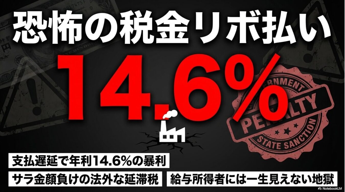 利益確定前に税金を払え?金利14.6%の「予定納税」と、結局「会社員が一番得」な日本のリアル