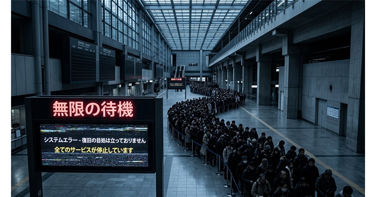 第1回:トイレの行列と灰の散らばる喫煙所が暴く、JRの「人間不在」な業務設計