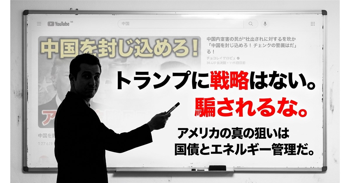 第3回:トランプは「実家が太いだけの菅野完」である——JDバンス旋風とMAGAが騙される単純なカラクリ