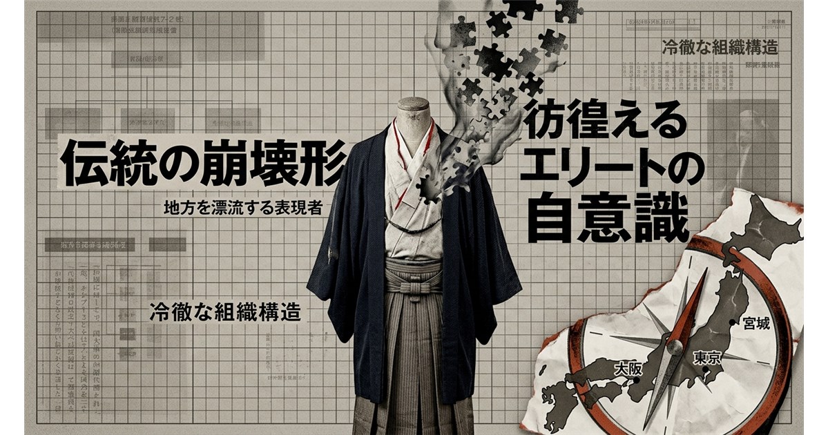 【第2部】【男の着物とインテリジェンス】「衿を正してコツを掴む」ことができない、自己観察崩壊者たちの醜態