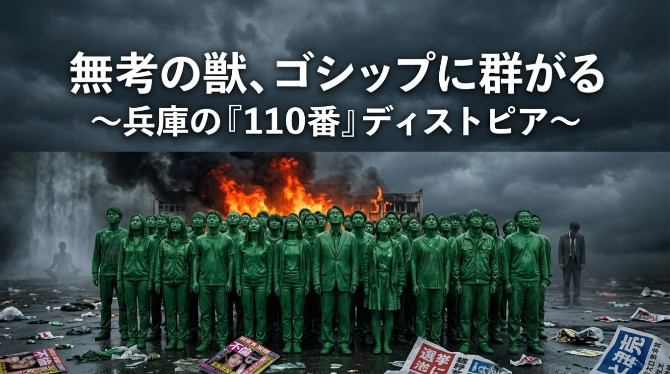 【第2回】ゴシップへのすり替えと「110番通報」の異常な世界線