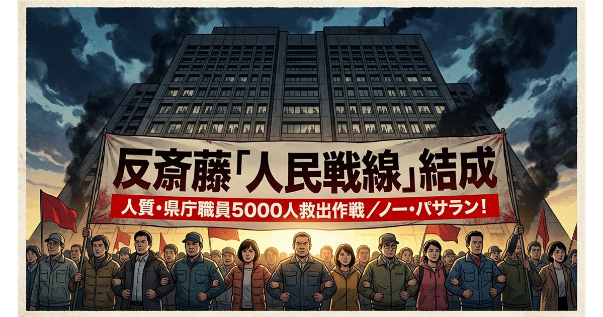 【第4回】反斎藤「人民戦線」結成と県庁職員5,000人救出作戦/国内外に渦巻く権力腐敗と国家暴力を徹底解剖