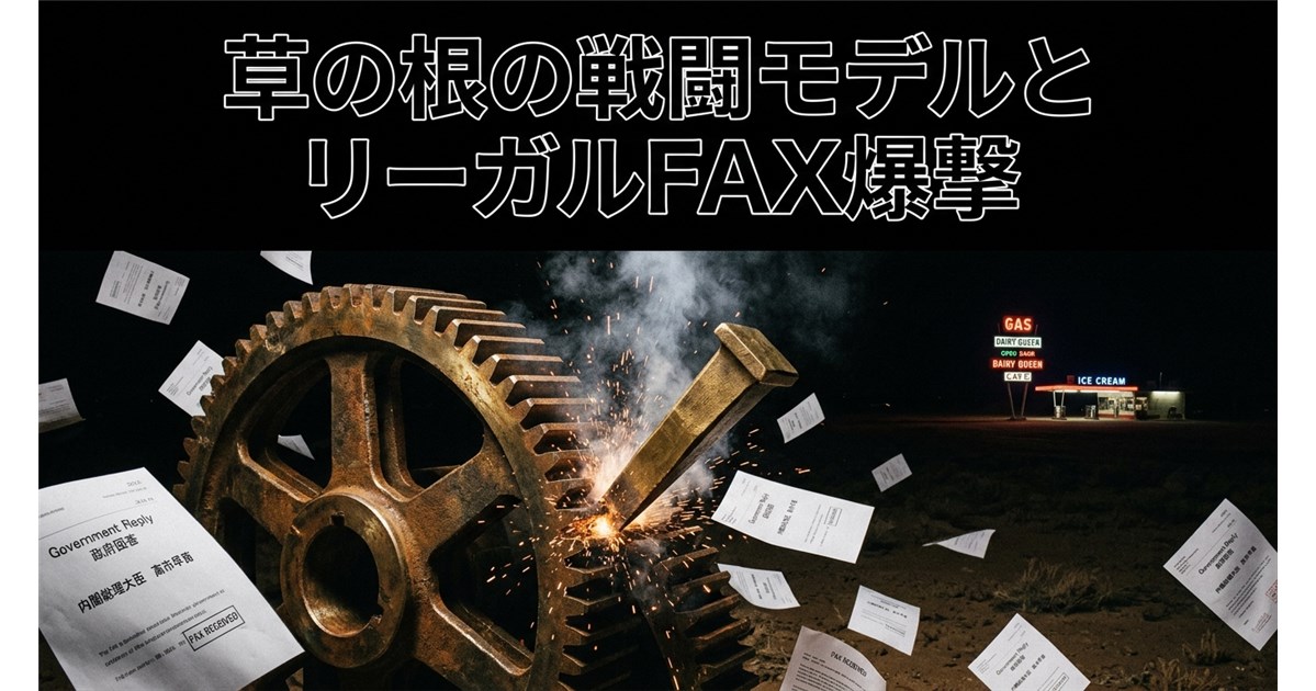 【第3回】『強い敵』を震撼させる草の根の戦闘モデル――全米の荒野で連勝する左派の5つの勝因と、兵庫県知事を包囲するリーガルFAX爆撃